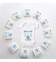 İsme Özel Anı Erkek Bebek 12 Aylık Zıbın Set-ZBNSET_103