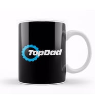 Top Dad Top Gear Logo Kupa Bardak Porselen