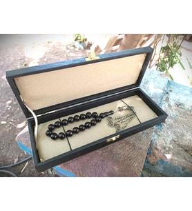 EFE MODEL KESME 1 SINIF ERZURUM OLTU TAŞİ TESBIH 14 MM ÖZEL USTA İŞCİLİKLİ 925 AYAR GÜMÜŞ PÜSKÜLLÜ KUTULU FATURALI