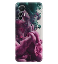 Xiaomi 12 Lite Kılıf Resimli Desenli Baskılı Silikon Pink Green Cloud 1306