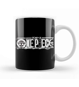 One Piece Logo Kupa Bardak Porselen