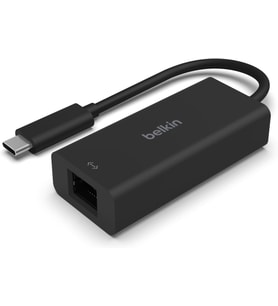 Belkin Usb Type-C 2.5 Gb Ethernet Adaptörü, Usb, Thunderbolt 3 Ve 4, Lan Ağ Adaptörü, Macbook Pro/Ai (Çok Renkli)