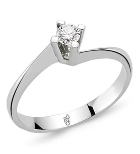 Romeo Pırlanta 0.22 Ct Tektaş Yüzük RM-10025 (Çok Renkli)