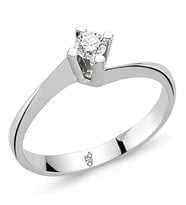 Romeo Pırlanta 0.22 Ct Tektaş Yüzük RM-10025 (Çok Renkli)