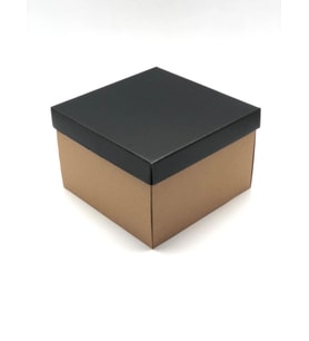 26x26x15 Kraft Çok Amaçlı Kutu Karton Kutu Pasta Kutusu (10 Adet)