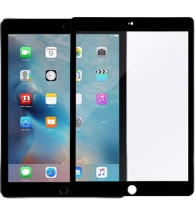 Apple iPad Pro 10.5 (7.nesil) Ekran Koruyucu Tam Kaplayan HD Seramik Nano Cam? SİYAH (Renksiz)