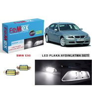 Bmw E90 LED Plaka Aydınlatma Ampul Seti FEMEX Parlak Beyaz
