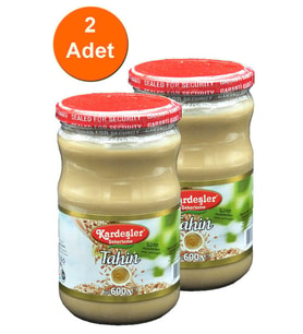 Kardeşler Tahin (%100 Susamdan) Cam Kavanoz 500 G x 2 Adet