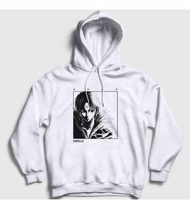 Presmono Unisex Beyaz Chrollo Lucilfer V3 Anime Hunter X Hunter Kapüşonlu Sweatshirt 268071tt