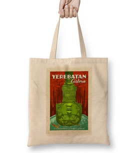 Yerebatan Sarnıcı Bez Çanta Uzun Saplı