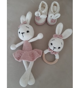 Elbiseli tavşan, Diş Kaşıyıcı Çıngırak, Patik Set