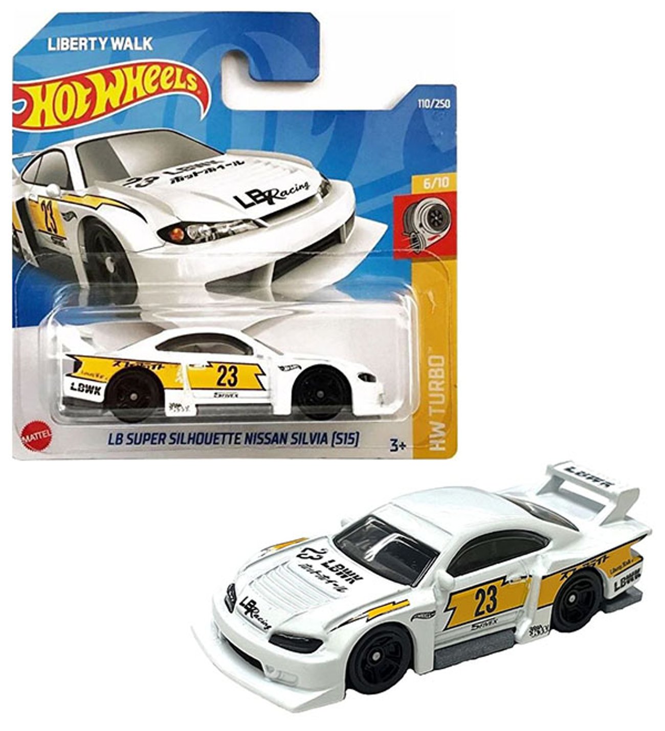 Hot Wheels - Lb Super Silhouette Nissan Silvia S15 - Beyaz (1/64