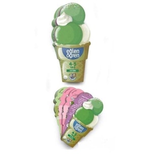 Eğlen Öğren Ice Cream - 120 Soru (4-5 Yaş)