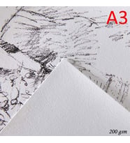 Canson 1557 Dessin JA Beyaz Resim/Çizim Kağıdı 200 gr. A3 10 Adet 