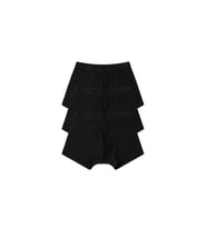 Erkek Boxer 3'lü Paketler %95 Pamuk - Premium Collection (Siyah)