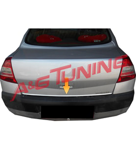 R. Megane 2 Sedan Krom Bagaj Alt Çıta Formlu 2004-2010 Paslanmaz Çelik