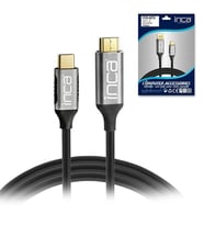 Inca ITCD-02TX Type-C to Display Port Altın Uçlu 4K Kablo 2 mt