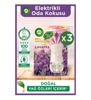 Air Wick Elektrikli Oda Kokusu Kit (Cihaz+Yedek Lavanta) x 3