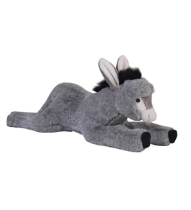 Yatan Eşek Peluş 67 cm (Gri)