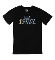 Utah Jazz Old Logo Siyah Tişört