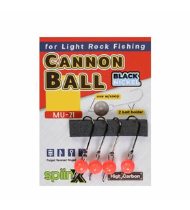 Spiinx Cannon Ball Mafsallı Turuncu UV Jighead No:10 0,8gr