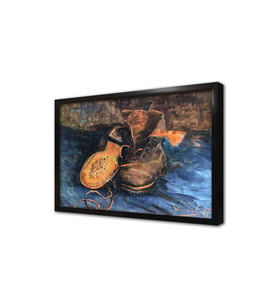 A Pair Of Shoes Çerçeveli Mdf Tablo