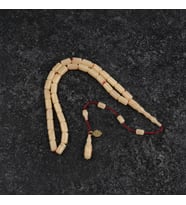 Kadim Katalin Patinli Usta İşi İmzalı Bilek Boy Kesme Kesim 5x9mm Tesbih