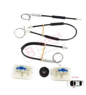 VW Golf MK7 5G 2012-2021 4/5 Kapı 5G4837461 İçin Ön Sol Kapı Cam Kriko Tamir Seti