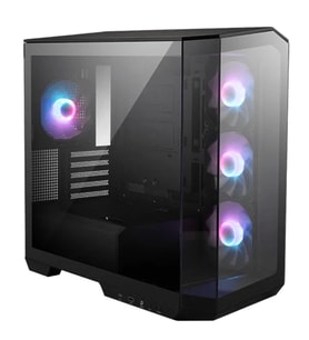 MSI MAG PANO M100R PZ B65 TEMPERLİ CAM 3X120MM 1X120MM ARGB FAN 650W BRONZ PANORAMİK SİYAH KASA