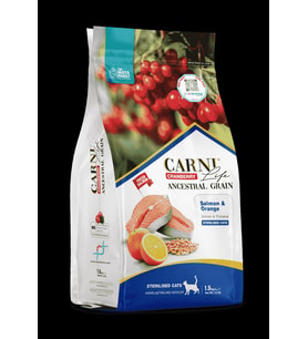 PETLOVEBUTİK CRANBERRY ANCESTRAL GRAIN SOMON & PORTAKAL 5KG KISIRLAŞTIRILMIŞ KEDİ MAMASI