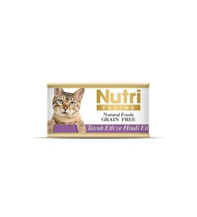 Nutri Feline Tavuk Etli ve Hindi Etli Yetişkin Kedi Konservesi 85gr