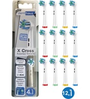 X Cross - Çapraz Açılı Kusursuz Temizlik Oral B Şarjlı Diş Fırçası Yedek Başlığı- 12'li Yedek Başlık