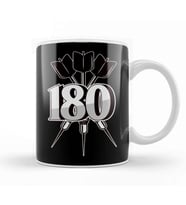 Darts Arrow 180 Bullseye Dart Player Dartboard Dartist Aim Kupa Bardak Porselen