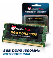 8gb DDR3-1600 Mhz Notebookram