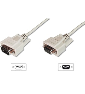 Digitus Veri İletim/Seri Uzatma Kablosu, D-Sub 9 Erkek / D-Sub 9 Dişi, 2 metre, Seri, AWG28, tek kat zırhlı, bej renk
Digitus Data Transfer Extension Cable, D-Sub 9 M/F, 2.0m, Serial, Molded, Beige