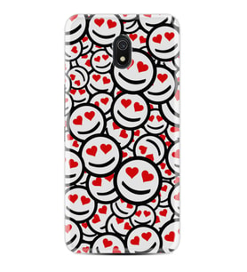 Xiaomi Redmi 8A 8 Pro 9C 9T 10C 11T Pro Kılıf Desenli Silikon Gülen Surat 1774