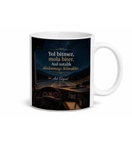 Tır Şoförü Kabin İçi Uzun Yollar Gece Dinlenmesi Çay Kupası Hediye Bardak