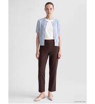 LCW Comfort Kahverengi Beli Lastikli Kadın Pantolon