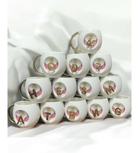 Royking Letter Porselen K Harf Kupa 400 ml CMT 012