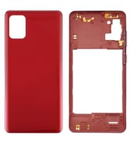 Samsung Galaxy A31 - SM-A315F FULL Kasa Arka Kapak Takım KIRMIZI