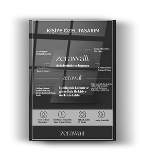 Kişiye Özel Cam Tablo Marka Logonuz / Marka İsminiz / Dilediğiniz Görsel / 4 mm Temperli Cam / hediye / Yüksek Kalite UV Baskı (Çok Renkli)
