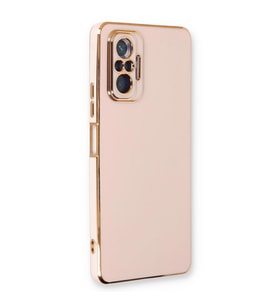 Microsonic Xiaomi Redmi Note 10 Pro Max Kılıf Olive Plated Pembe