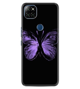 Casper Via E30 Kılıf Resimli Desenli Silikon Platinium Series Black Butterfly 1879
