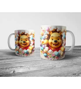 Pixxa Winnie the Pooh Optik İllüzyonlu Kupa Bardak  