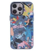 iPhone 14 Pro Max Kılıf Prada Desenli Kapak - Prada Pembe - 1