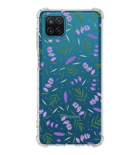 PrintiFy Samsung Galaxy M22 Uyumlu Water Color 3 Baskılı Şeffaf Köşe Korumalı Antişok Kılıf