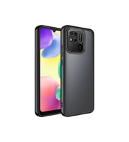 Xiaomi Redmi 10C Uyumlu Kılıf Kamera Korumalı Logo Gösteren Zore Omega Kapak