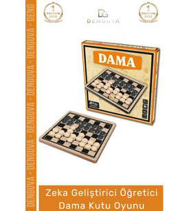 Premium Eğitici Zeka Geliştirici Öğretici Eğlence Aile Parti Yılbaşı Etkinlik Dama Kutu Oyunu