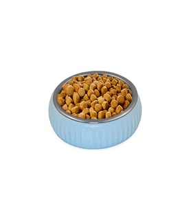 Mikopet Organik Seramik Mama Kabı Mavi (Çok Renkli)