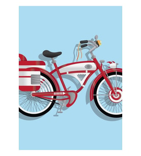 Pee Wee'nin Bisikleti! Tablo Ahşap Poster Dekoratif